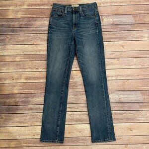 Madewell High Rise Slim Boyjean Slim Boyfriend Jeans Frisco Wash J9192